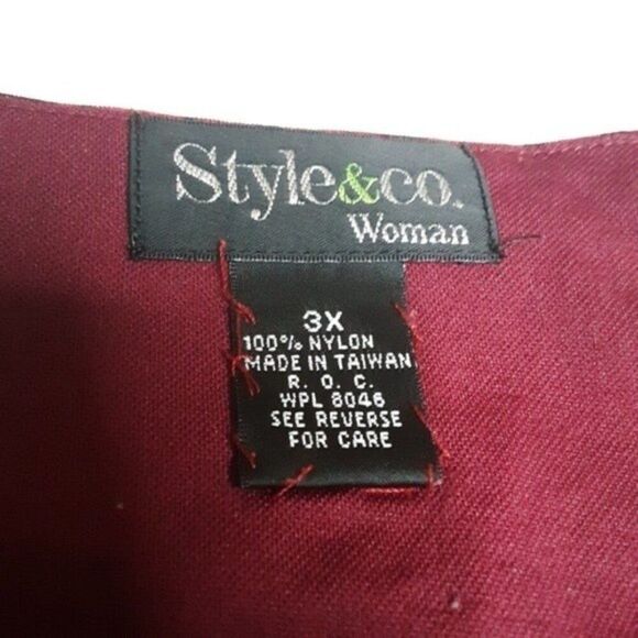 Style & Co. Women's 3X Blouse Top - Picture 6 of 10